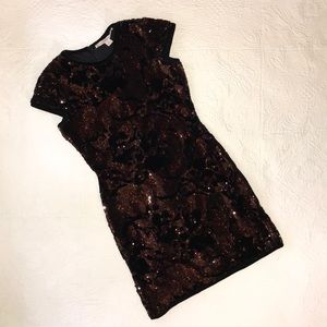 🖤 BEAUTIFUL Velvet & Sequins Party Dress!